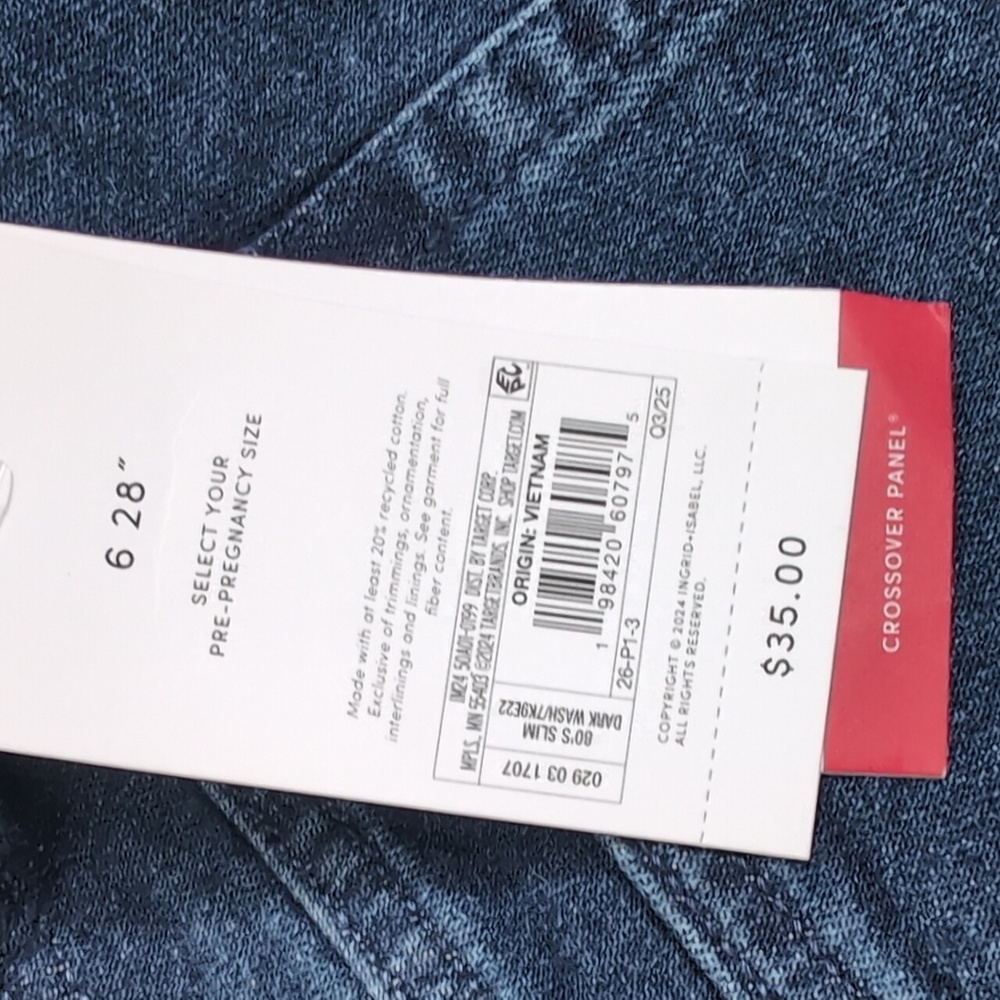 15 Womans Maternity Pants. New Nost With tags Blue Jeans Pants Pregnancy - Picture 12 of 17